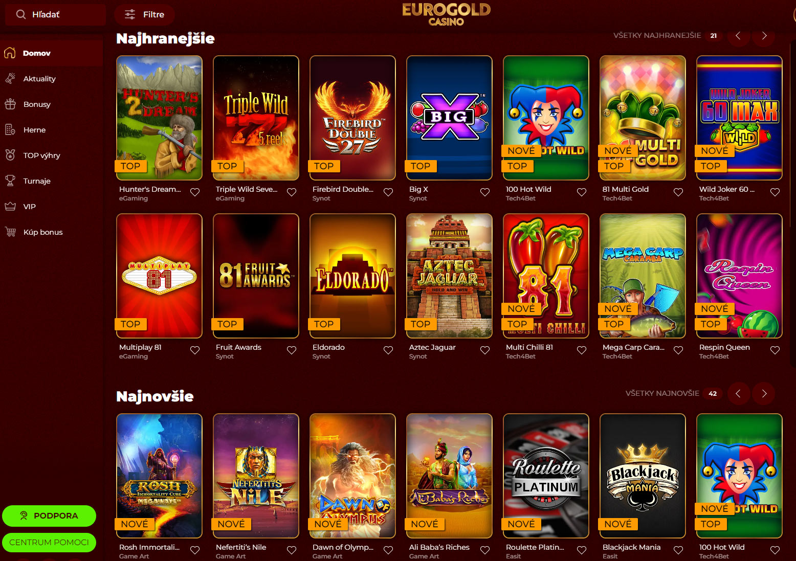 Eurogold casino